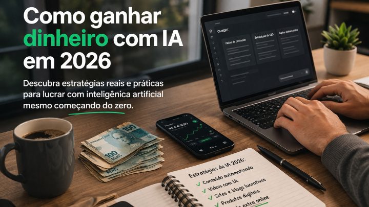 Como ganhar dinheiro com IA em 2026